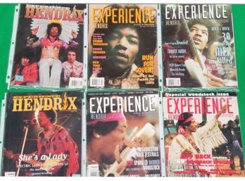 Jimi Hendrix Experience Magazine Lot Of 6