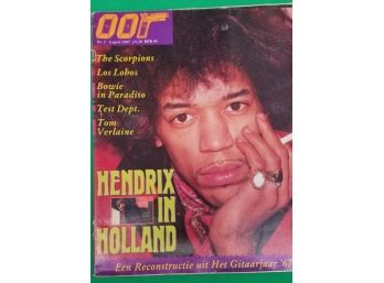 1987 Holland 007 Magazine Featuring Jimi Hendrix