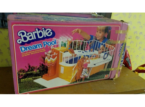 1980 Mattel Barbie Dream Pool Complete With Original Box