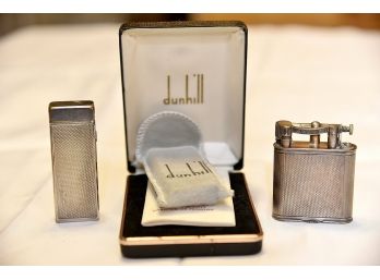 Pair Of Vintage Dunhill Lighters