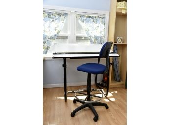 Drafting Table With Para-liner And Chair