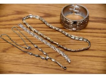 Silver Jewelry Grouping