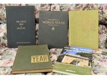 Old Atlas Book Lot