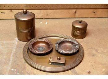 Vintage 'Duk-It' Copper Smoking Set