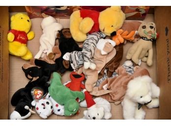 Box Of Beanie Babies And Other Fun Stuff