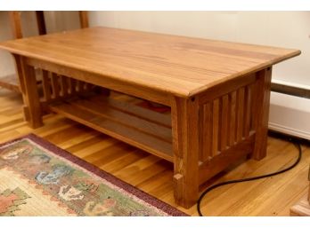 Mission Style Coffee Table 42'x22'x15'