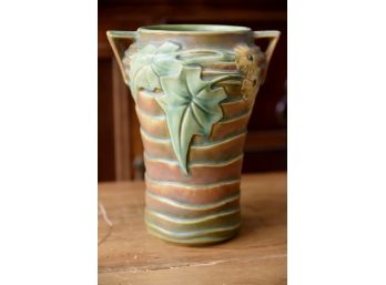 8.5' Tall Green Ceramic Vase