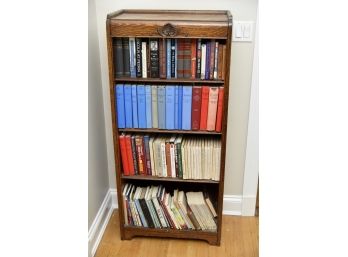 Beautifully Detailed Vintage Oak Book Shelf- Books Not Included