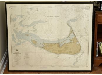 Vintage Nantucket Island Map 45'x37'