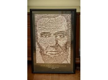 Abe Lincoln Framed Picture 26'x38'