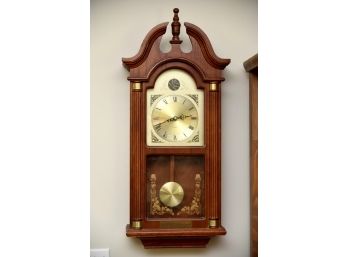 Oak Hanging Quartz Pendulum Clock