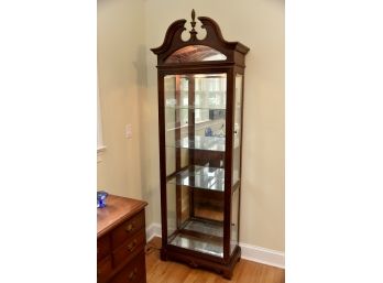 Side Loading Lighted Curio Cabinet 26'x13'x86'
