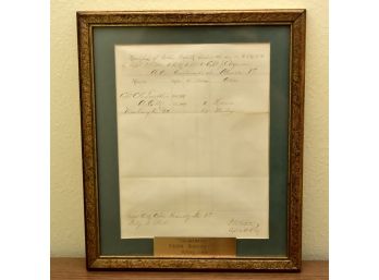 Incredible Civil War Letter Requesting Horses-11'x13'