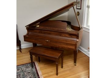 Beautiful Currier Baby Grand Piano With Bench And Music