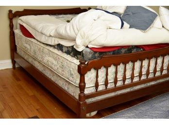 Solid Wood Full Size Headboard And Footboard