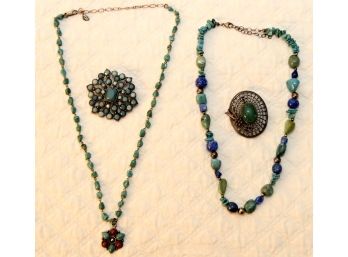 Vintage Southwest Turquoise Jewelry Lot