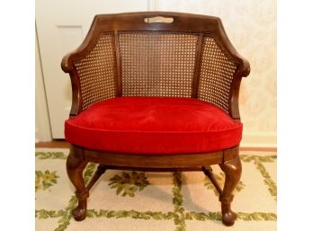 Thomasville Barrel Cane Back Side Chair