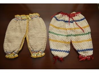 Antique Hand Knit Toddler Pants