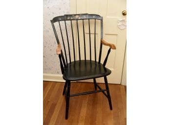 Vintage Painted  Stenciled Hitchcock Side Chair