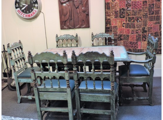 Gorgeous Restored Look Kitchen Table With Chairs