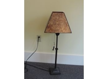 Vintage Wrought Iron Base Table Lamp