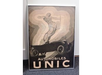 Automobiles Unic Framed Poster