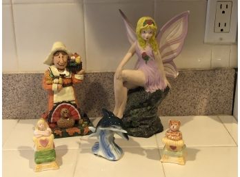 Grouping Of Ceramic Figurines