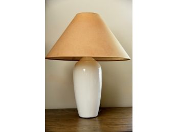 White Ceramic Lamp 22.5'