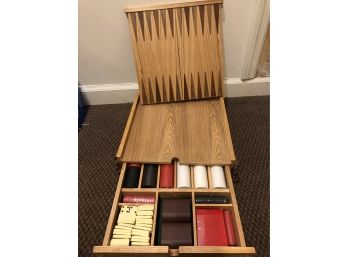 Portable Wood Game Box