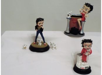 Betty Boop And Pudgy Collectible Figurines