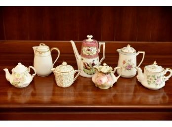 7 Porcelain Tea Pots