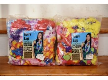 2 Packages Of 50 Count Party Lei's