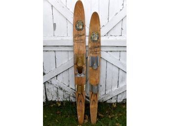Vintage Wooden Water Ski's