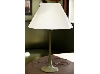 MCM Metal And Plastic Shade Table Lamp
