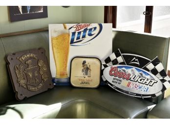 Assortment Of Man Cave Beer Signs