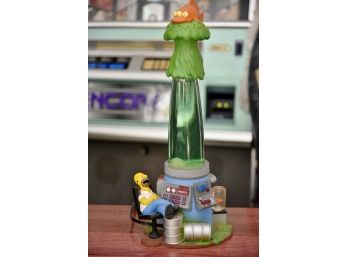Vintage The Simpsons Lava Lamp- Needs New Light Bulb
