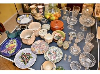 Tabletop Pot Luck - Crystal, Serving Pieces, Vases, Urns, Etc.