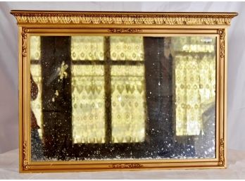 Gold Painted Gilt Wall Mirror 35'x25'    (223)