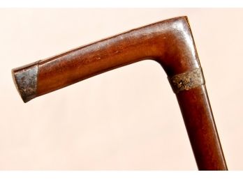 35' Rosewood Walking Stick With Brass Tip