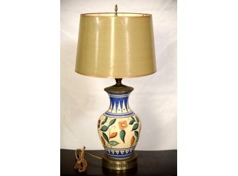 29' Hand Painted Lamp