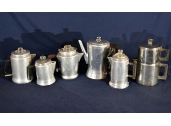 Vintage Assortment Of Coffee Percolators