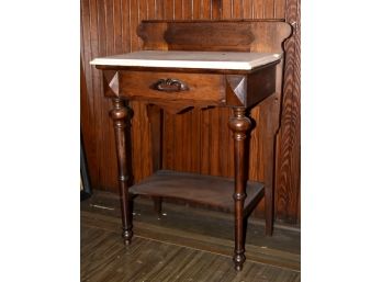 Marble Top Wash Stand Table