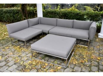 Gloster Sectional Seating Area With Ottoman- Retail $12,000