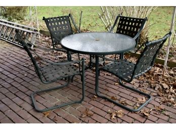 Outdoor Table And 4 Chairs