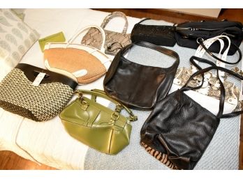 Assortment Of Womans Handbags