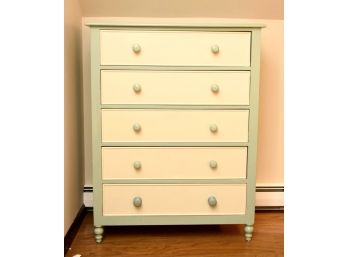 Painted Tall Chest Of Drawers