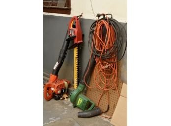 Garden Tools And Extension Cords