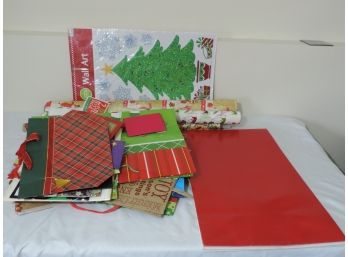 Holiday Wrapping Paper, Gift Bags And More