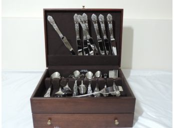 Reed & Barton Silverware Set Stainless Set  With Chest