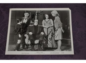 The Munsters 'Munster Go Home' Autographed 8x10 Photo With COA Originally $1000
